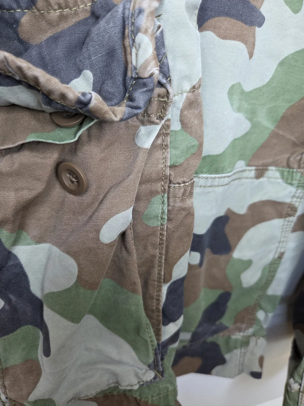 Polo By Ralph Lauren Men's Camouflage Cargo Shorts — Green/Brown/Black - Picture 8 of 15